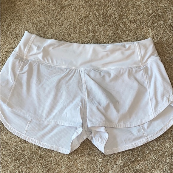 lululemon athletica Pants - White Lulu Lemon Speed Up Short 2.5”